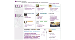 Desktop Screenshot of itec.doshisha-u.jp